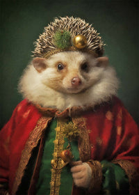 Christmas Card 6 Pack #8 (Hedgehog, Raccoon, Frog, Rat, Otter, Red Panda)