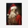 Christmas Eagle Animal Portrait Print