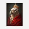 Christmas Seal Animal Portrait Print