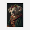 Christmas Koala Animal Portrait Print