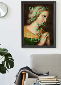 Custom Spraypaint Print - Portrait Of a Praying Woman