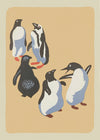 Penguins Illustration Print by Elena Pavlovna Gertik