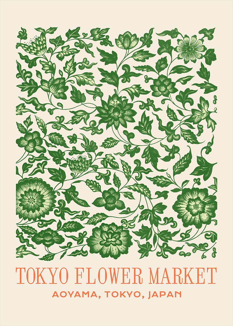Tokyo Flower Market 40x50cm Gloss Clearance Print