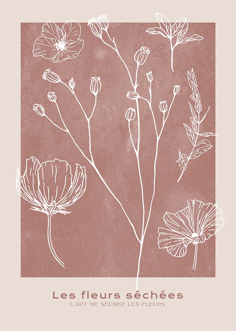 Dried Flowers 61x91cm Matte Clearance Print
