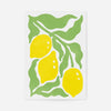 Simple Lemons and Leaves Paint Print