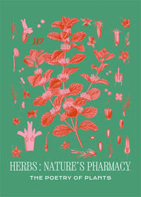 Poetry of Plants Pink & Green Botanical Print