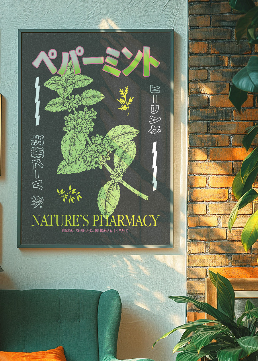 Japanese Nature's Pharmacy Poster Print