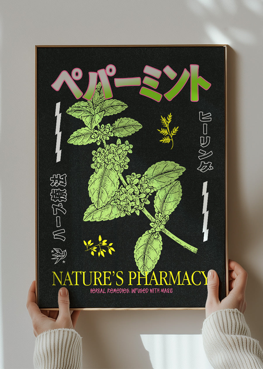 Japanese Nature's Pharmacy Poster Print