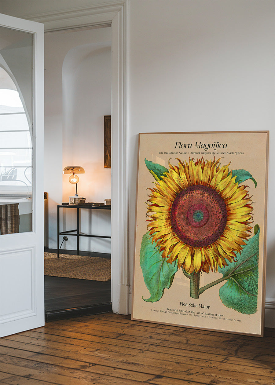 Flora Magnifica Sunflower Poster Print