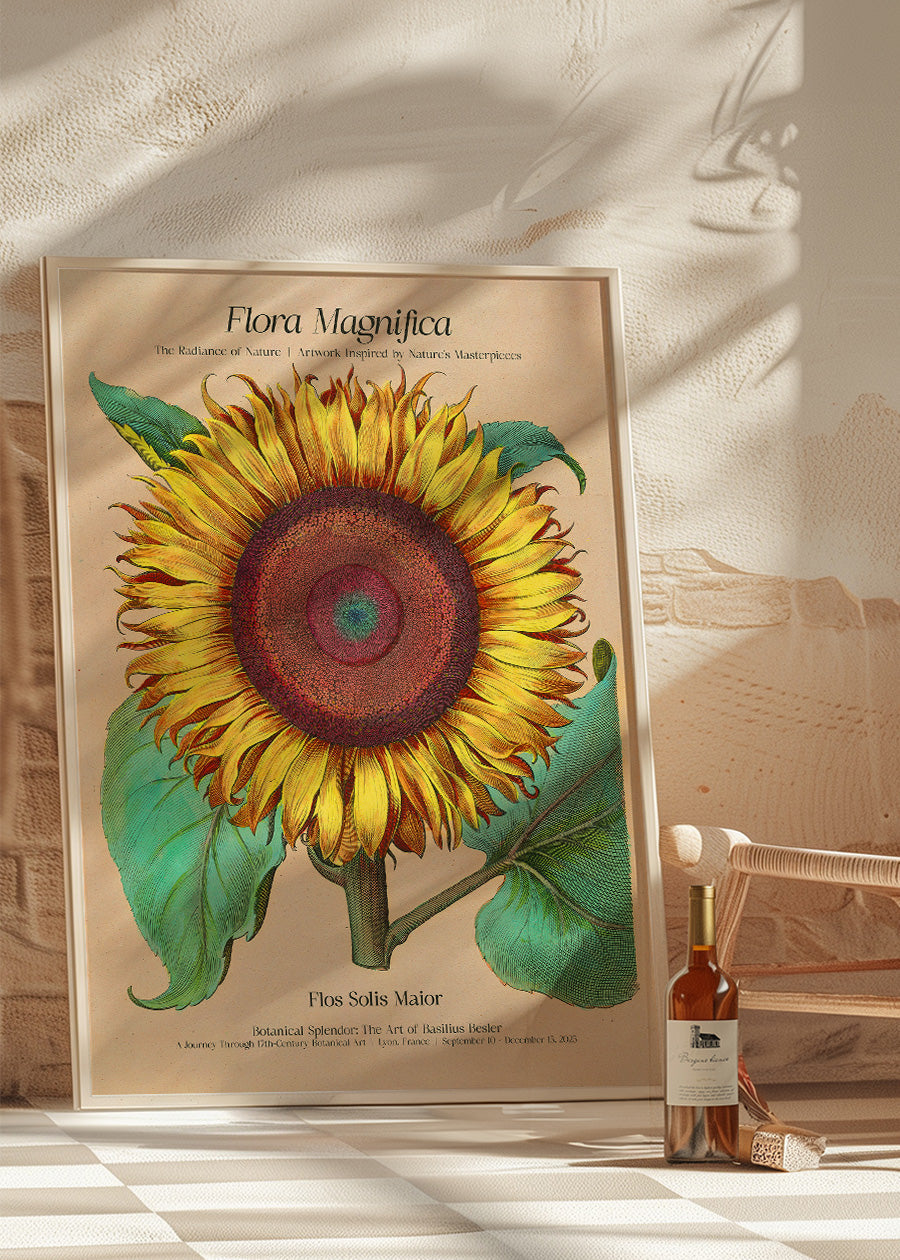 Flora Magnifica Sunflower Poster Print