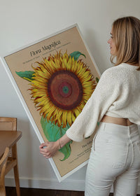 Flora Magnifica Sunflower Poster Print