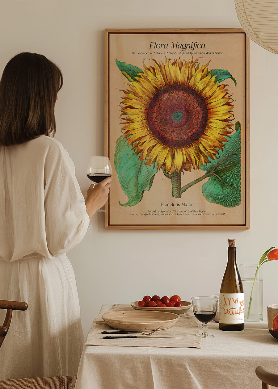 Flora Magnifica Sunflower Poster Print