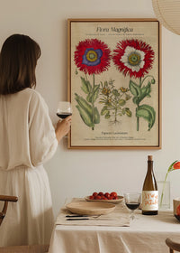 Flora Magnifica Poppy Poster Print