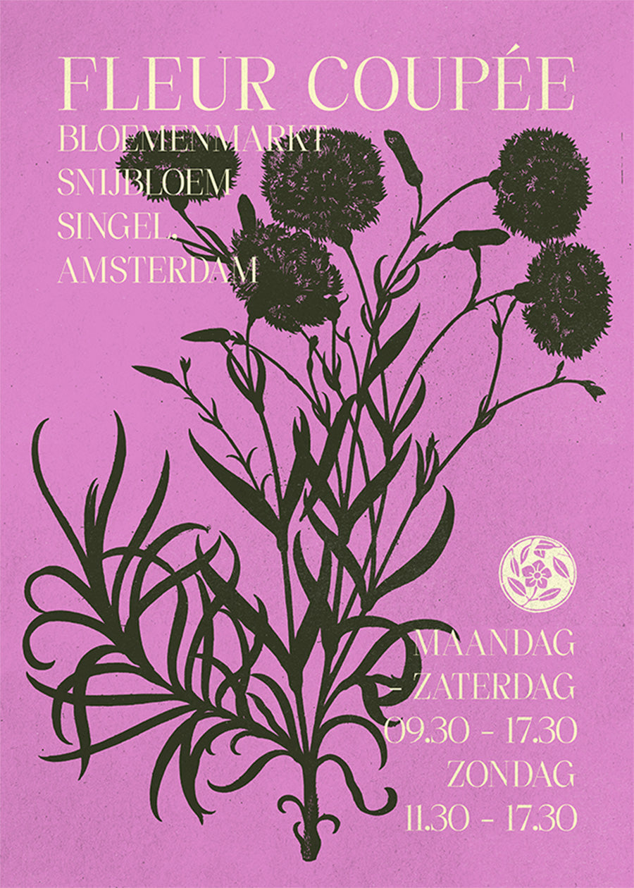 Cut Flowers Amsterdam Market Print