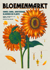Amsterdam Bloemenmarkt Flower Market Sunflowers Print