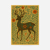 Deer Folk Art Painting Print