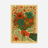 Hand with Flowers Folk Art Painting Print