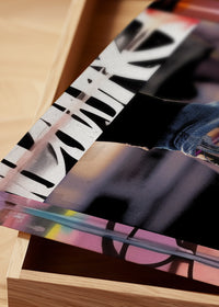Football Boot and Ball Graffiti Print
