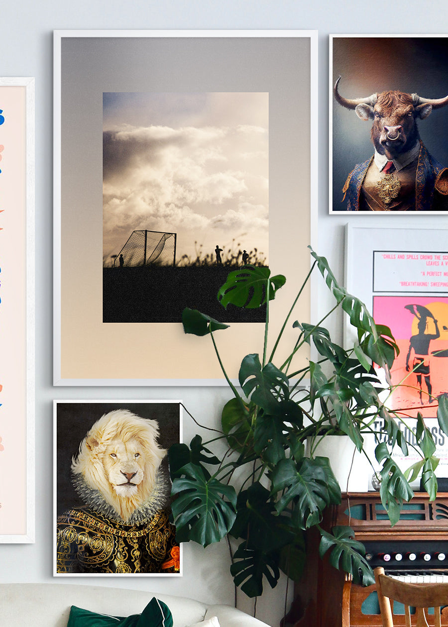 Football Goal Photography Print