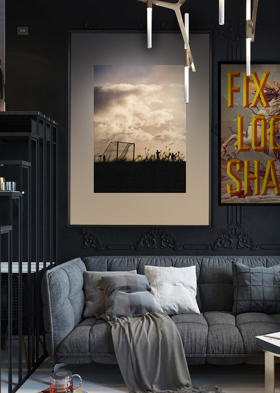 Football Goal Photography Print