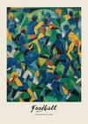 Abstract Art Style Football Beautiful Game Print