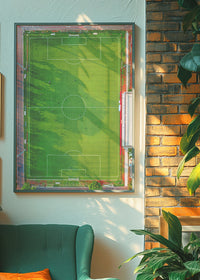 Football Pitch Photography Print
