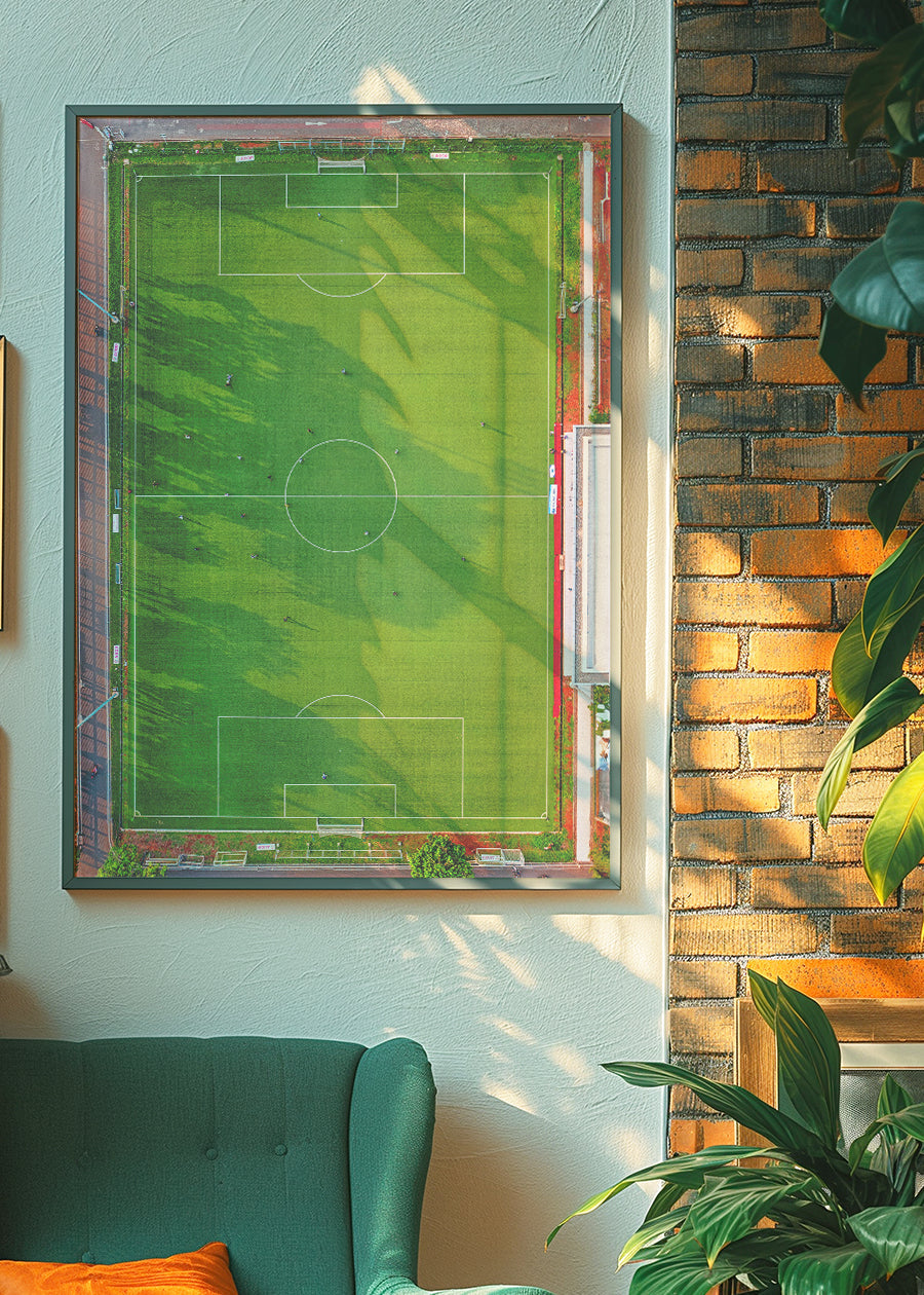 Football Pitch Photography Print