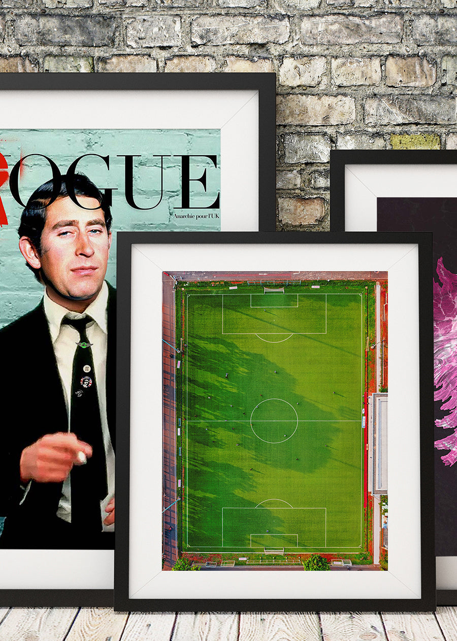 Football Pitch Photography Print
