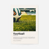 Football Description with Ball Close-Up Photograph Print