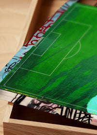 GOAL Football Pitch Photography Print
