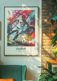 Abstract Renaissance Painting Football Beautiful Game Print
