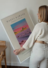 Hasui Kawase Morning Sea Exhibition Poster Print 1