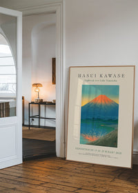 Hasui Kawase Lake Yamanaka Exhibition Poster Print