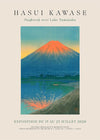 Hasui Kawase Lake Yamanaka Exhibition Poster Print