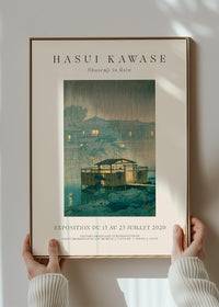 Hasui Kawase Shuzenji in the Rain Exhibition Poster Print