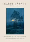 Hasui Kawase Full Moon At Gamo Exhibition Poster Print 1