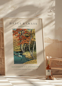 Hasui Kawase Autumn at Oirase Exhibition Poster Print