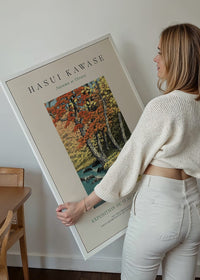 Hasui Kawase Autumn at Oirase Exhibition Poster Print