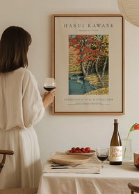 Hasui Kawase Autumn at Oirase Exhibition Poster Print