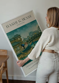 Hasui Kawase Shinagawa Exhibition Poster Print