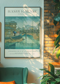 Hasui Kawase Shinagawa Exhibition Poster Print