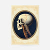 Vintage Skull Medical Diagram Side View Print