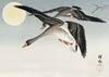 Birds at Full Moon by Ohara Koson