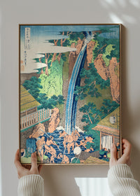 Rōben Falls at Mt. Ōyama by Katsushika Hokusai
