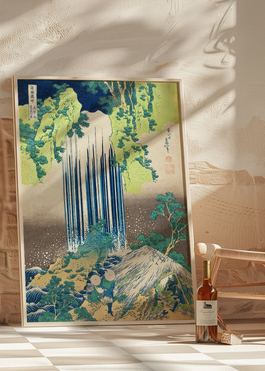 Yōrō Falls in Mino Province by Katsushika Hokusai