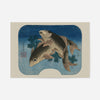 Carp Swimming by Water Weeds by Katsushika Hokusai