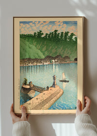 Mihogaseki Beach, Izumo Province Print by Hasui Kawase