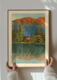 Morning at Ao Marsh, Ura Heights Print by Hasui Kawase