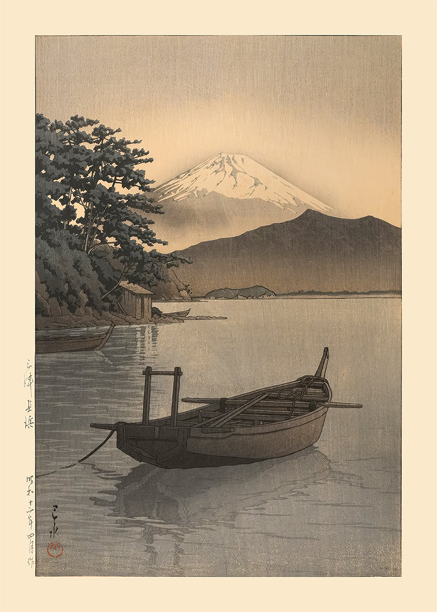 Nagahama Beach in Mito Print by Hasui Kawase