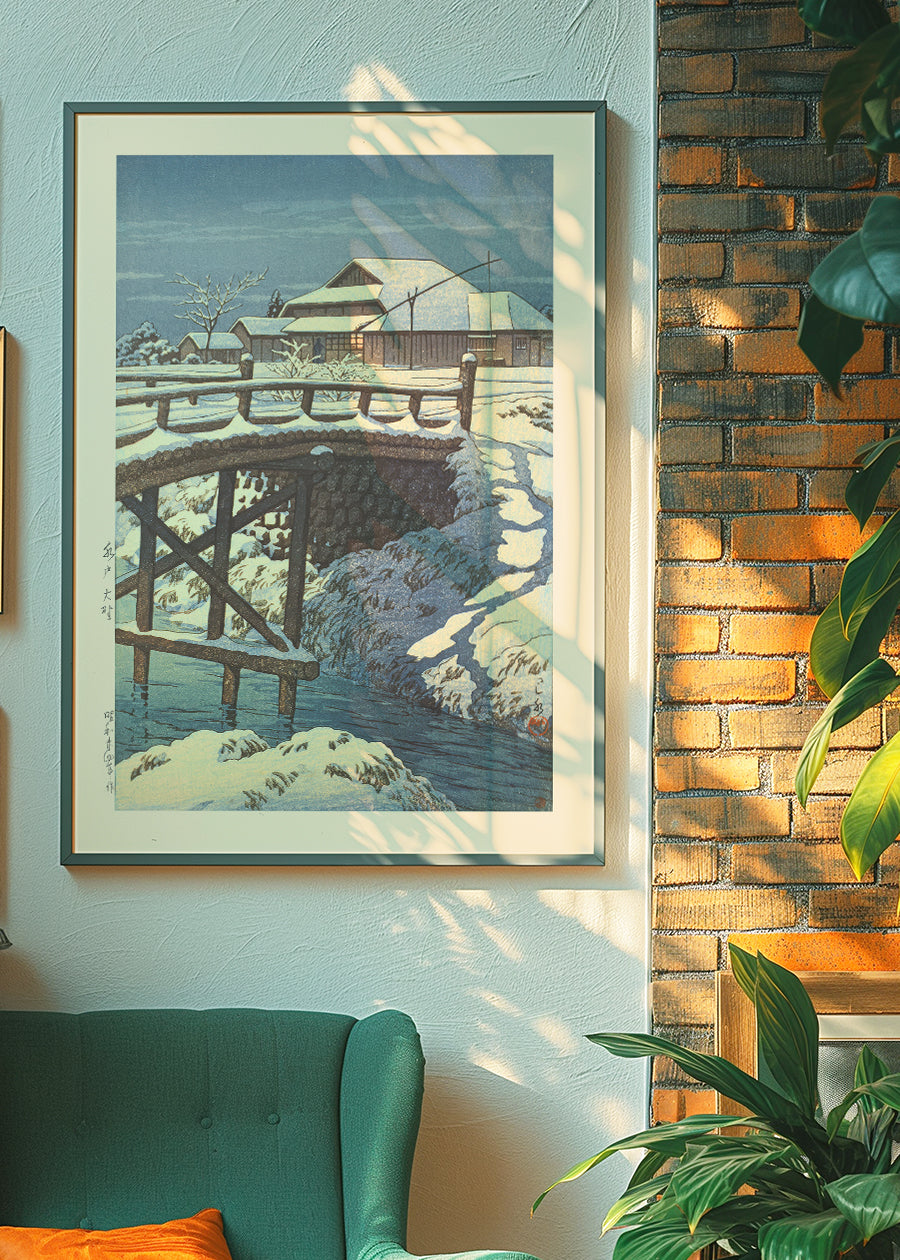 Ono in Mito Print by Hasui Kawase